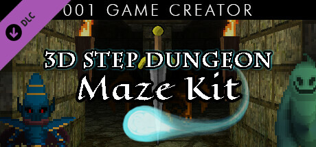 001 Game Creator - 3D Step Dungeon Maze Kit cover artwork