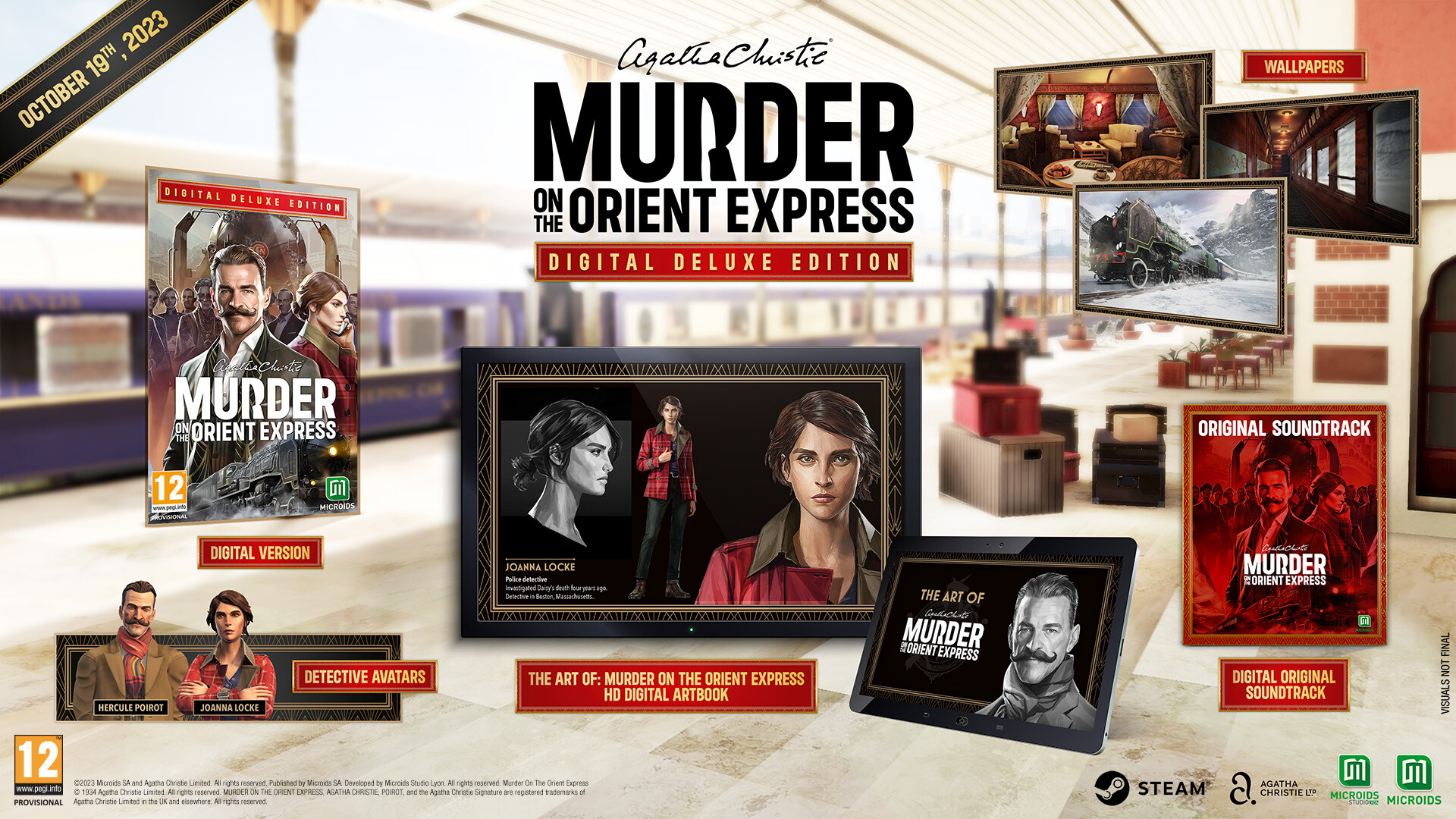 Agatha Christie - Murder on the Orient Express - Digital Upgrade official in-game screenshot 1