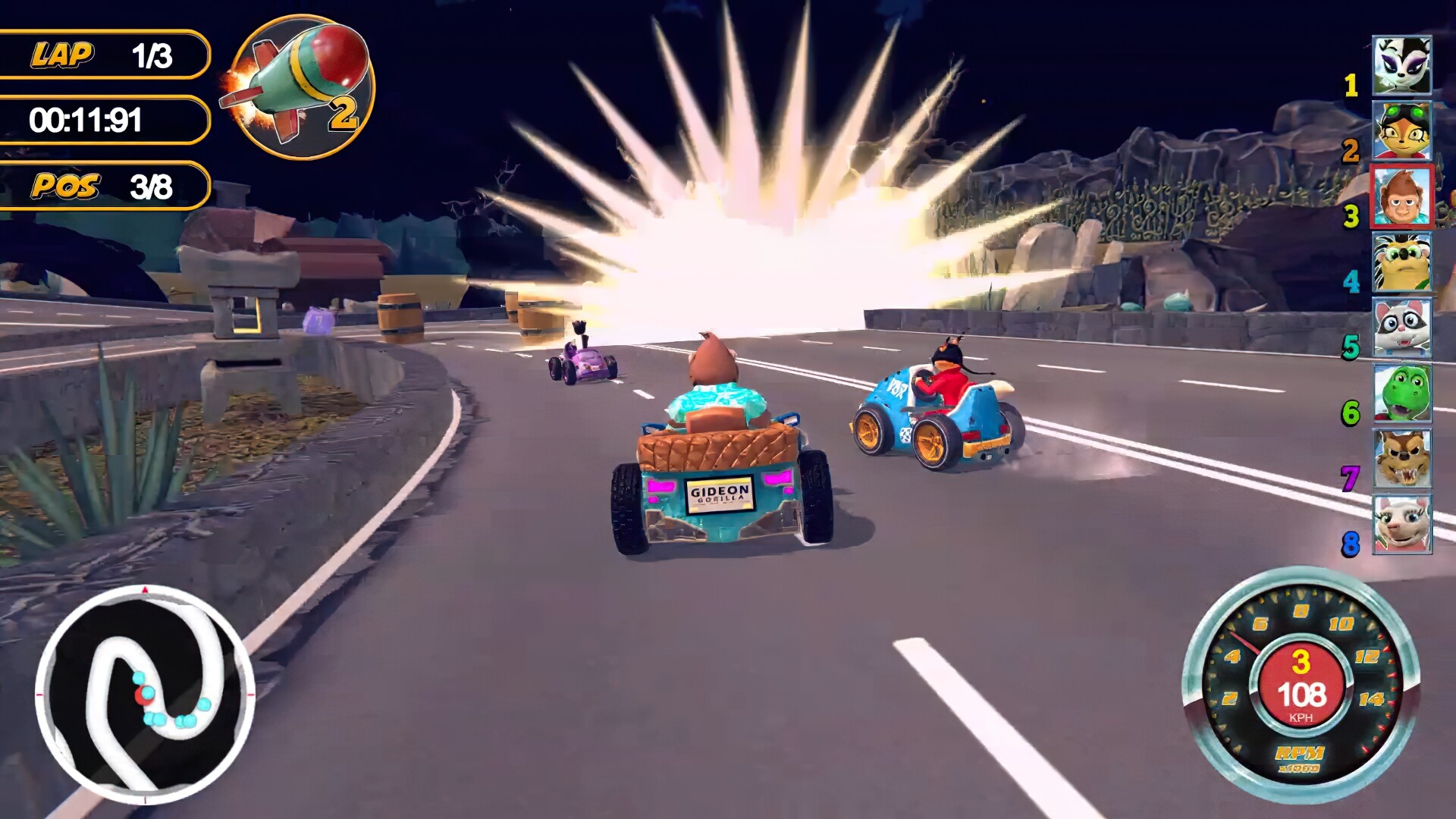 Animal Kart Racer 2 official in-game screenshot 1