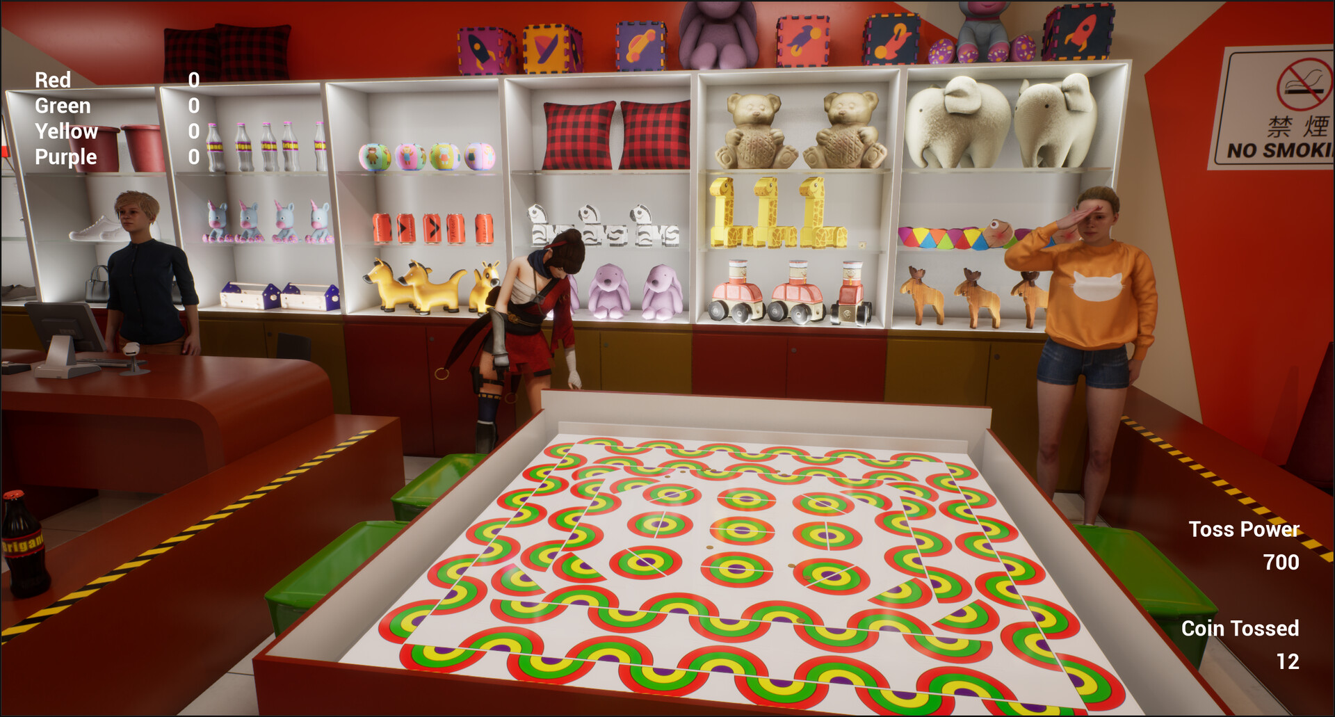 扔彩虹模擬器 | Coin Toss Rainbow Simulator official in-game screenshot 1
