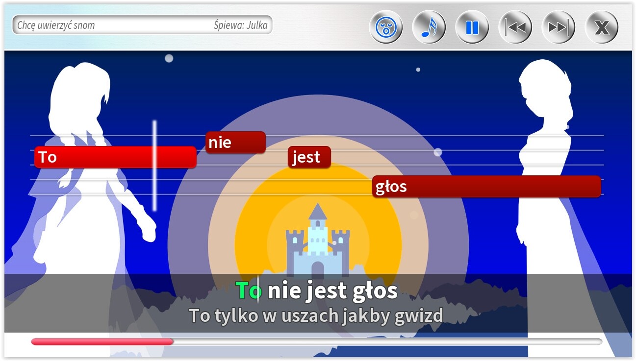 Zabawa Karaoke - Piosenki z filmów Kraina Lodu official in-game screenshot 1