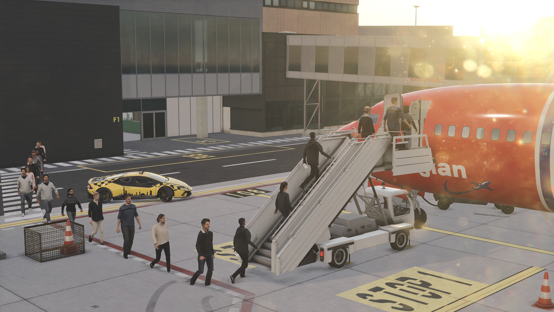 AirportSim - Bologna Airport official in-game screenshot 1