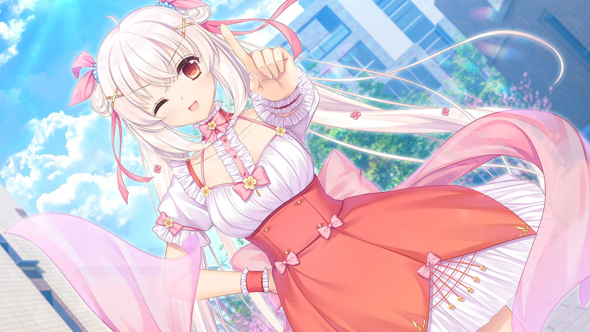 书恋与君:美少女教我追系花 official in-game screenshot 1