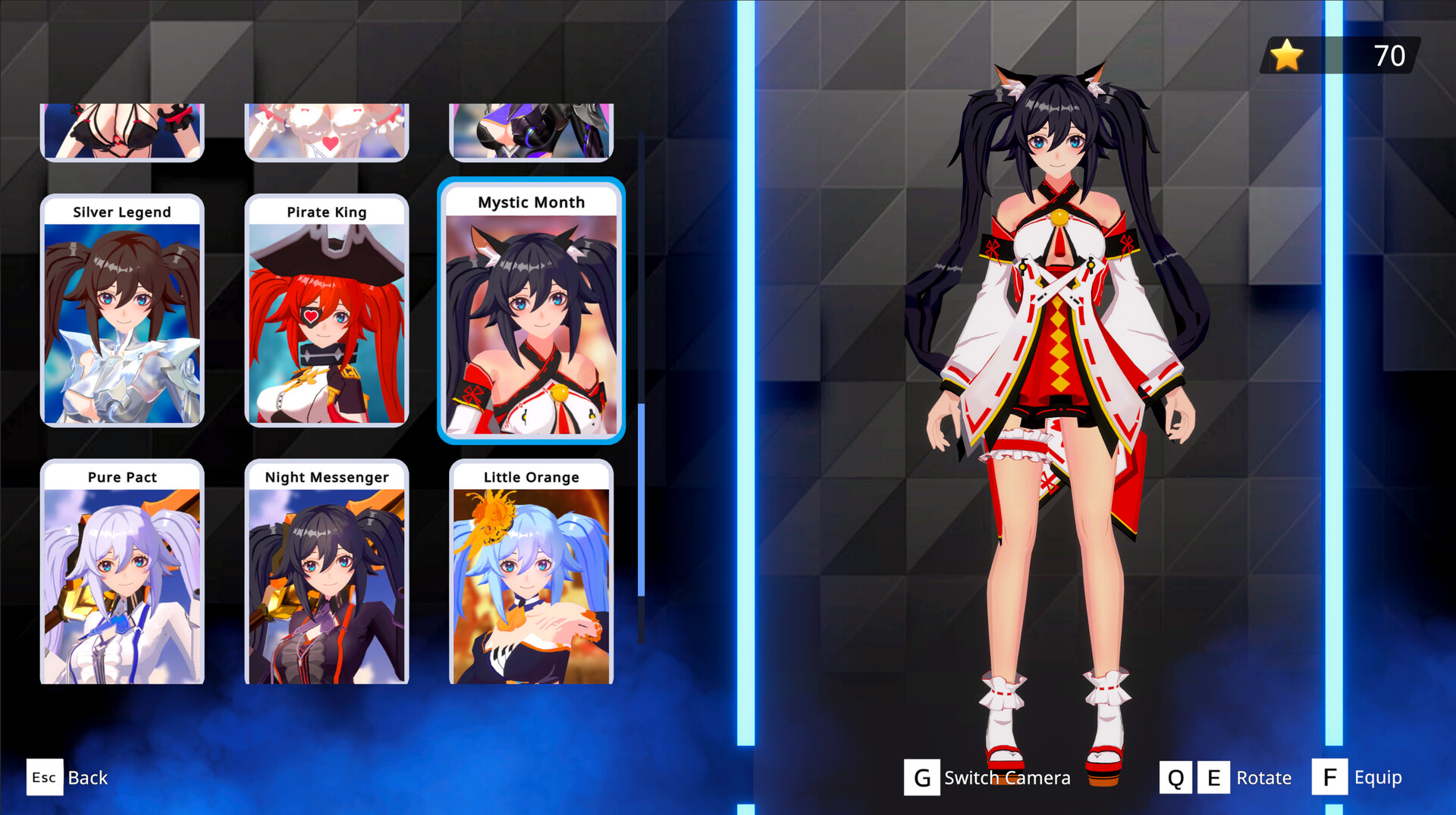 Apex Heroines - Mystic Month 神无月 official in-game screenshot 1