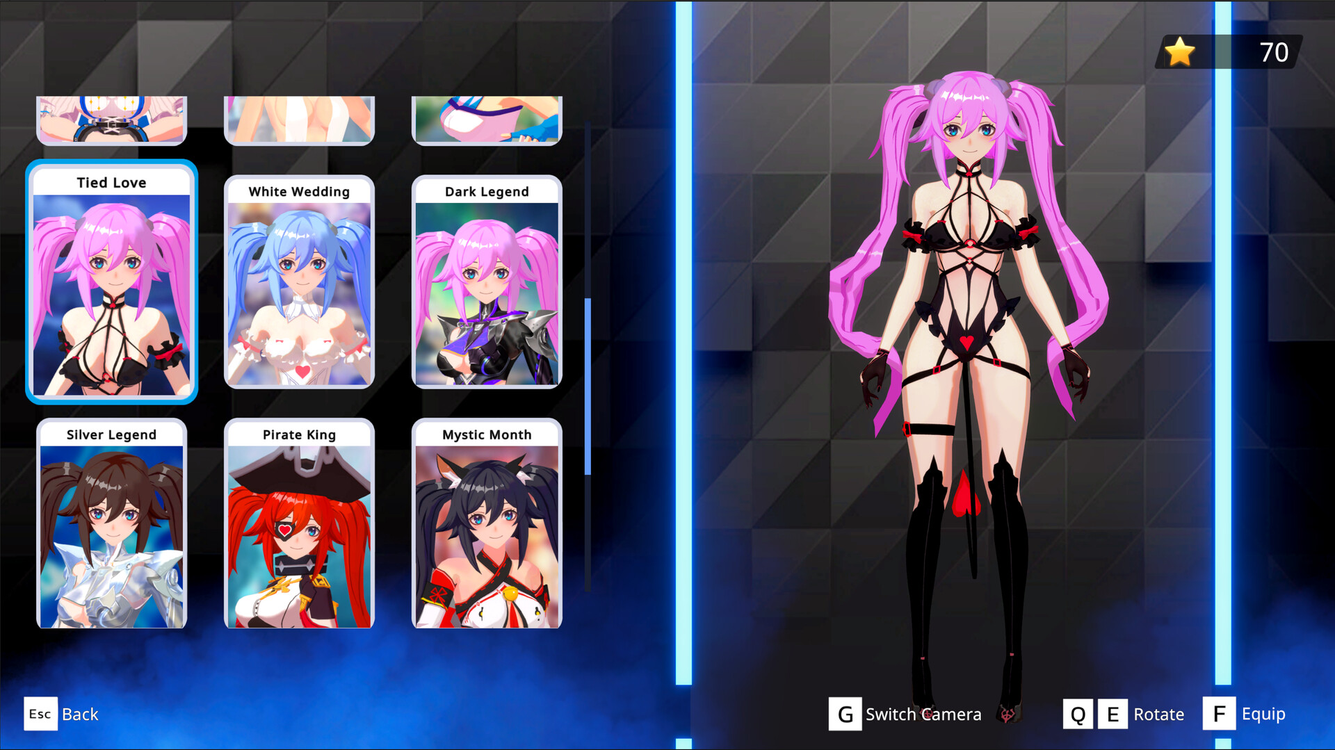 Apex Heroines - Tied Love 结绳束爱 official in-game screenshot 1