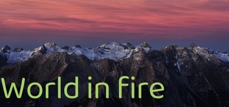 World in fire artwork