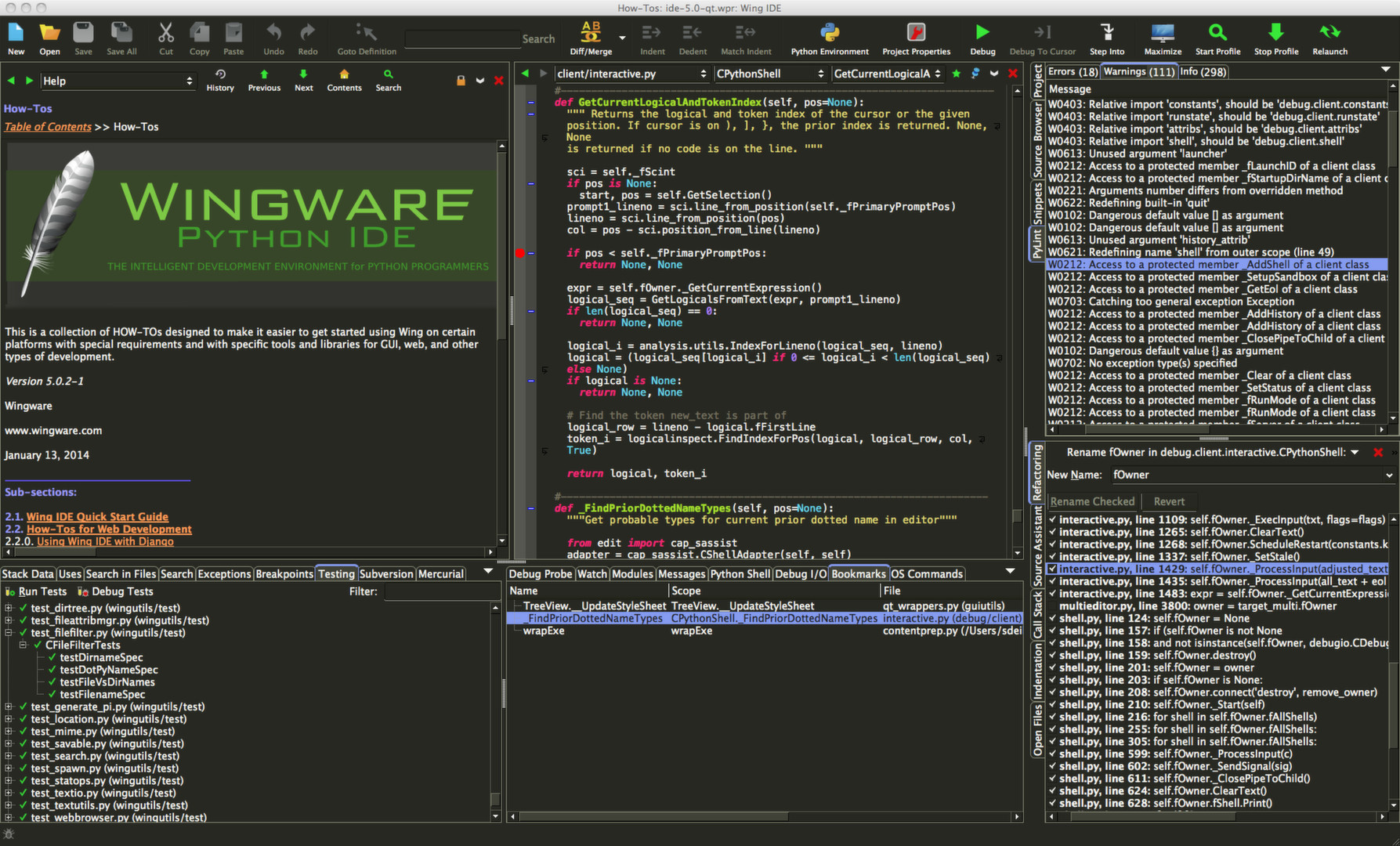 Wing IDE 5 - Commercial Use official in-game screenshot 1