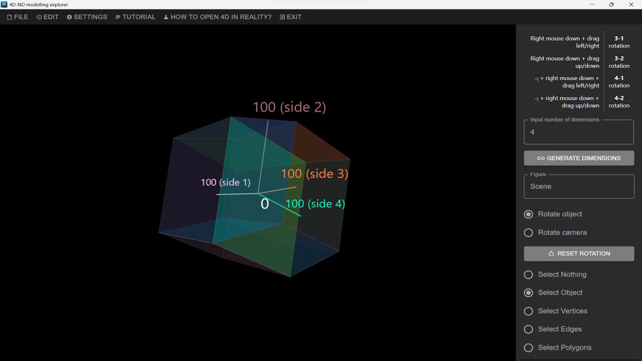 4D-ND Modelling Explorer official in-game screenshot 1