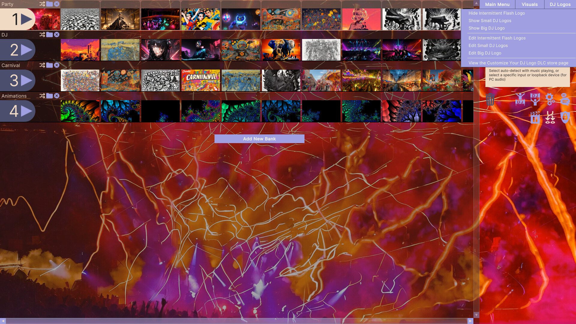 AI-VJ - Customize Your DJ Logo official in-game screenshot 1