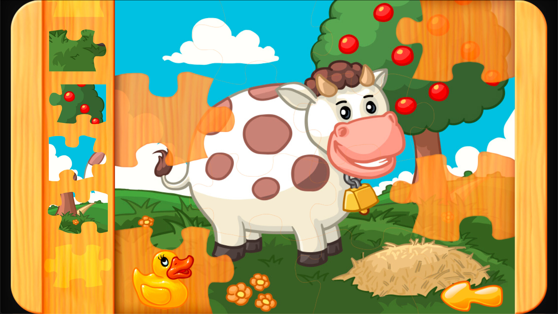 Animal Farm Jigsaw Games for Toddlers, Babys and Kids official in-game screenshot 1