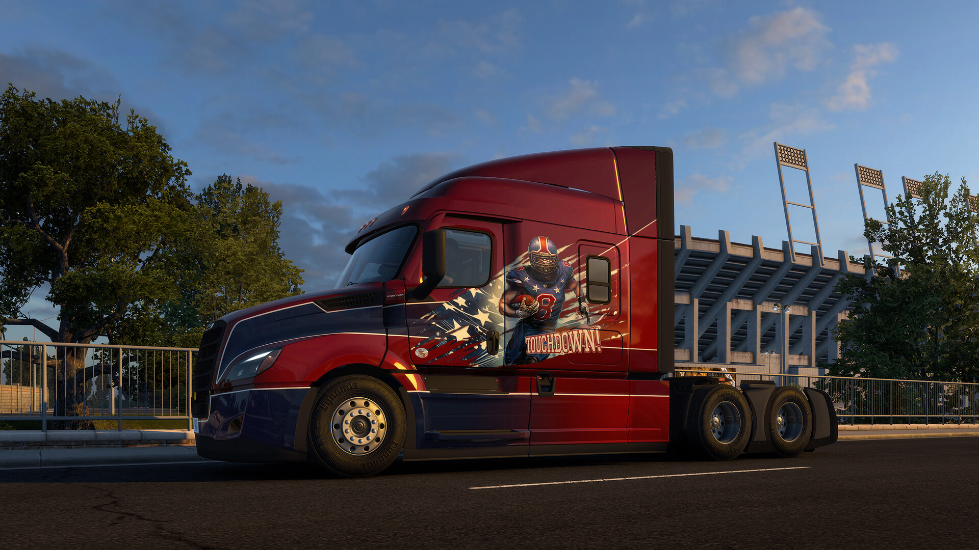 American Truck Simulator - Sports Paint Jobs Pack official in-game screenshot 1