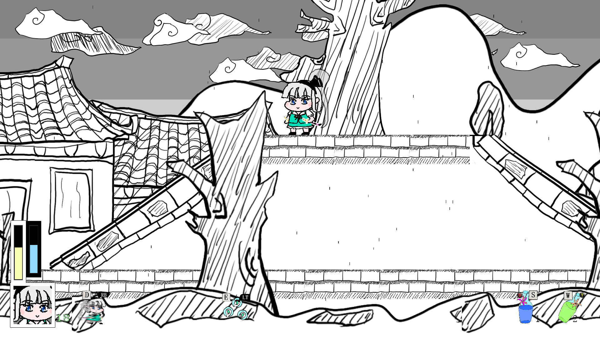 幽幽子大人食欲不振 official in-game screenshot 1