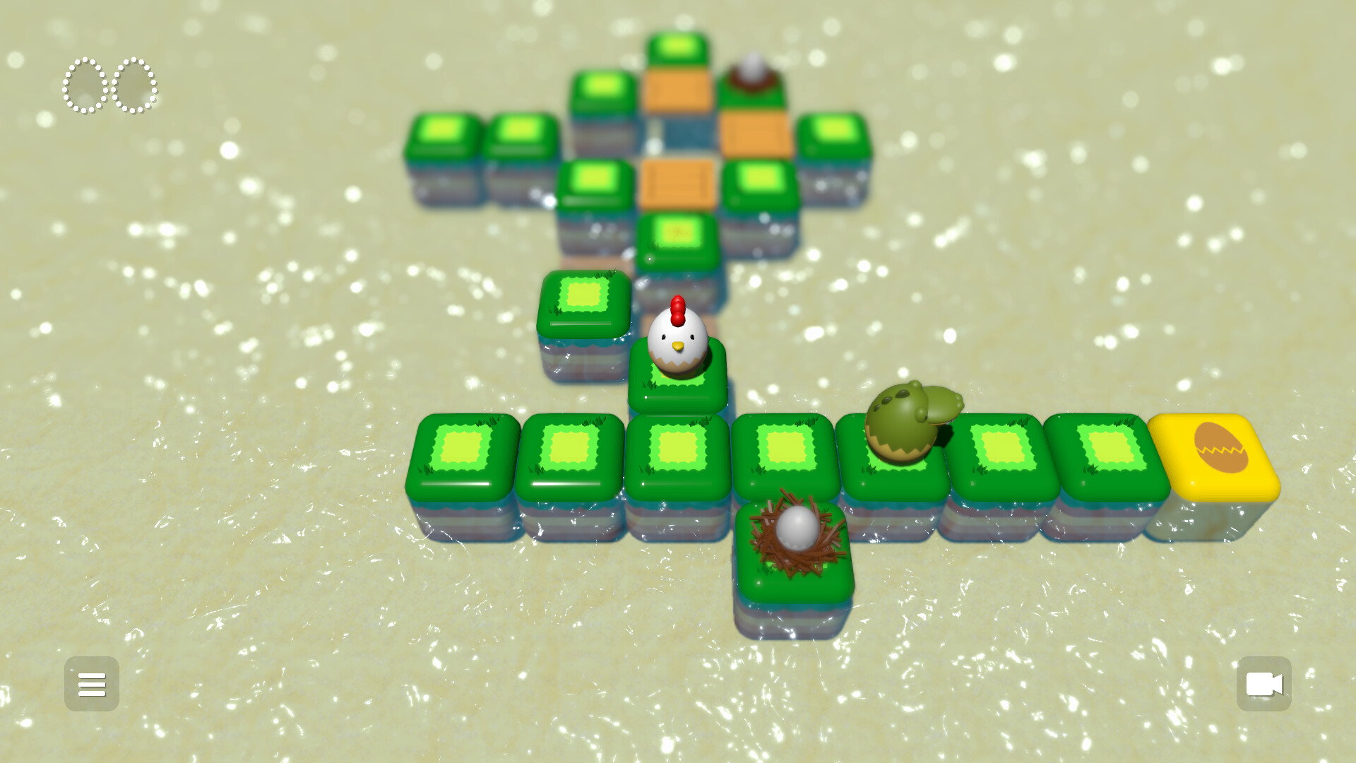 たまにわとりのパズル official in-game screenshot 1
