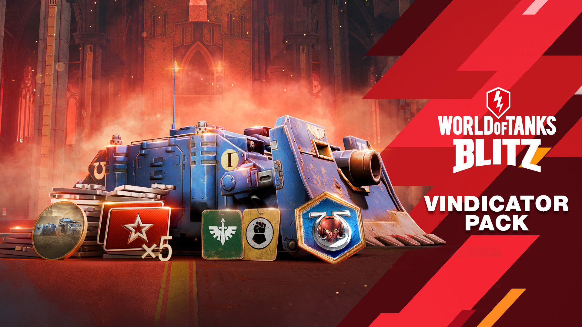 World of Tanks Blitz - Vindicator Pack official in-game screenshot 1
