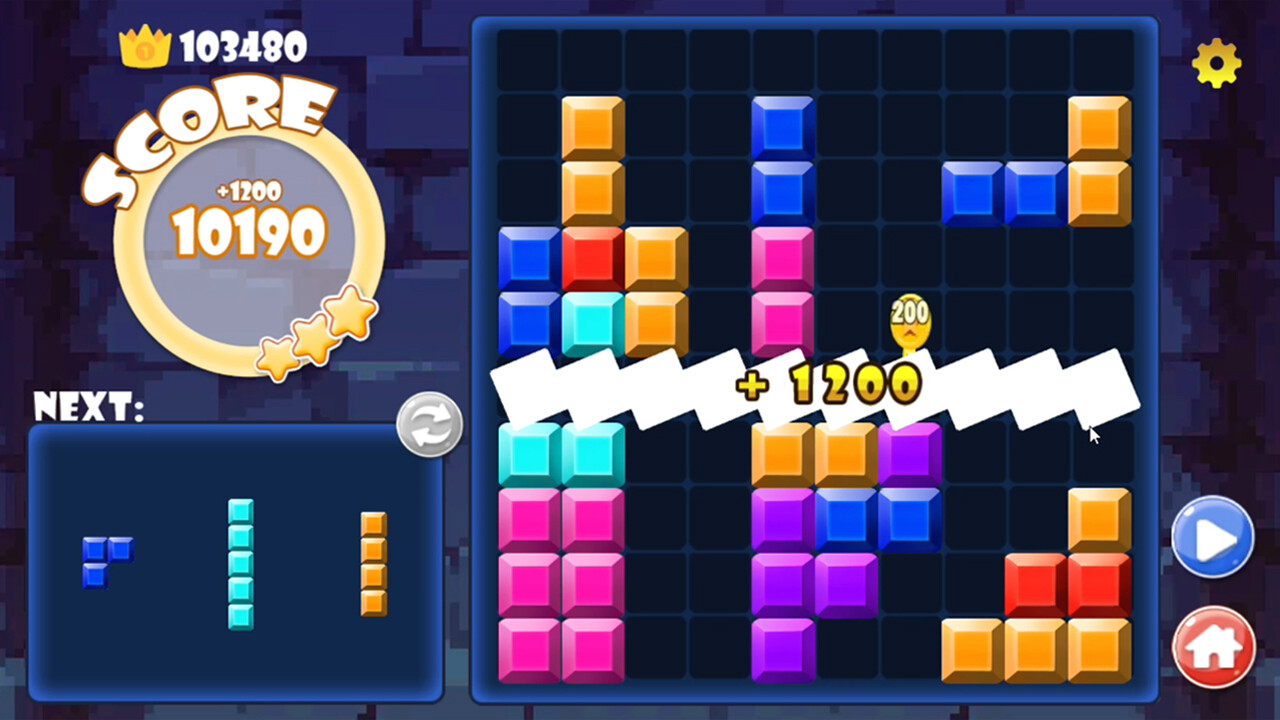 Arena of block puzzle方块消除竞技赛 official in-game screenshot 1