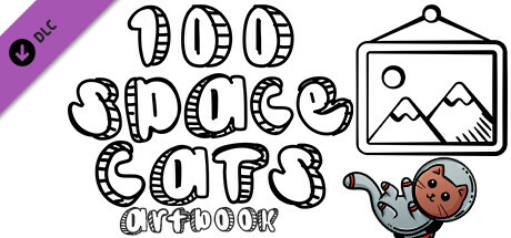 100 Space Cats - Artbook cover artwork
