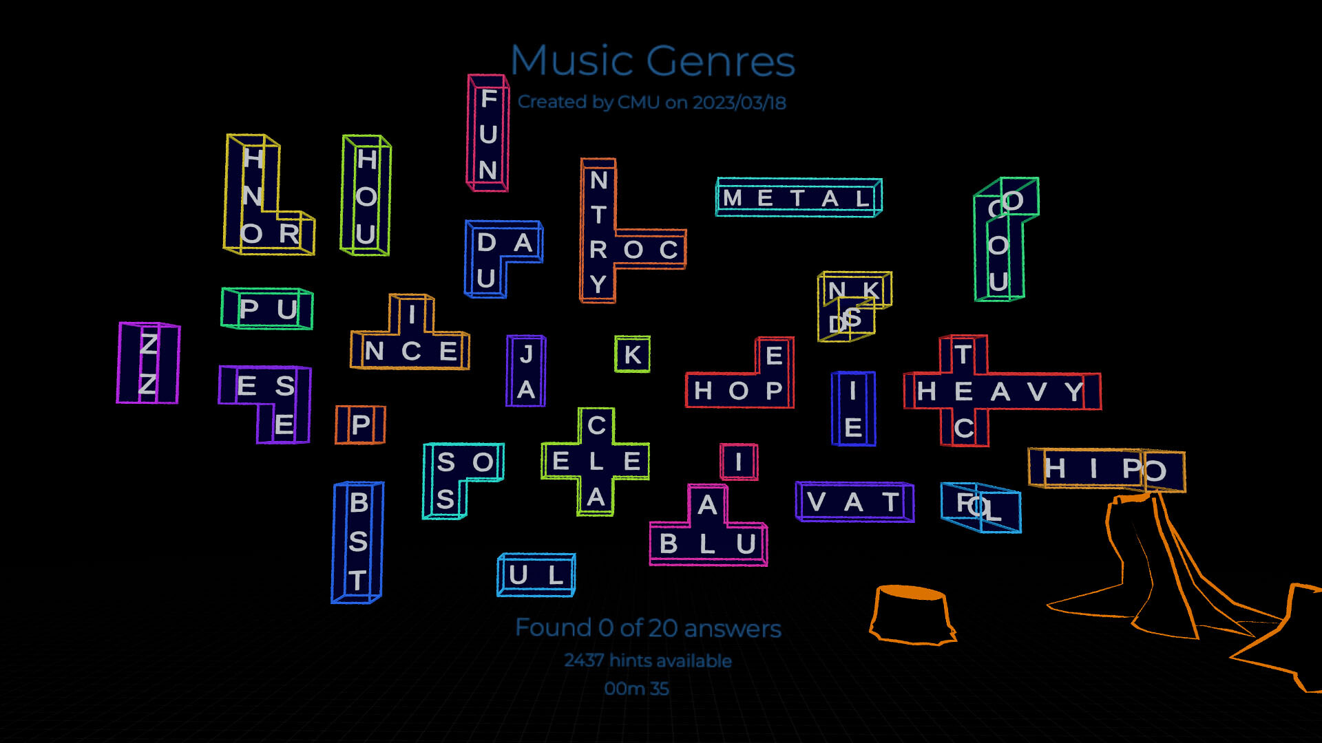 Arthur Owl's Word Block - Music Pack official in-game screenshot 1