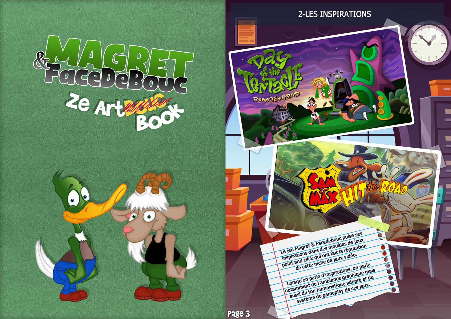 Artbook Magret & Facedebouc official in-game screenshot 1
