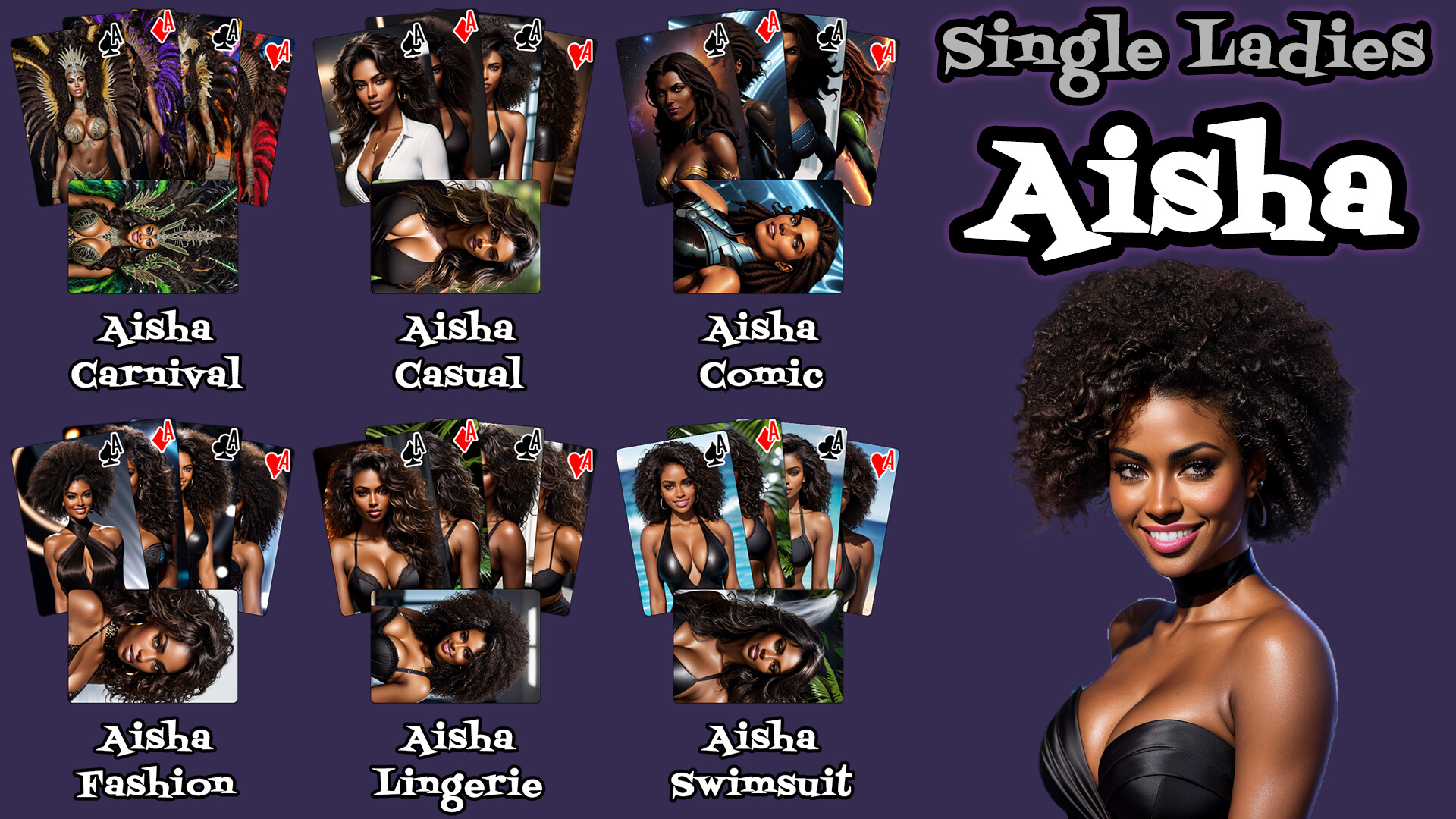 AI Solitaire - Single Ladies - Aisha official in-game screenshot 1