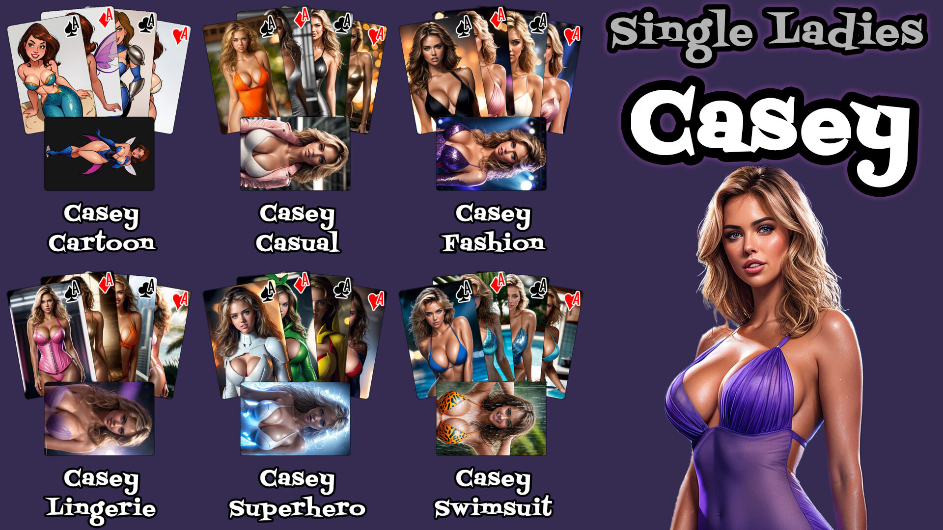 AI Solitaire - Single Ladies - Casey official in-game screenshot 1