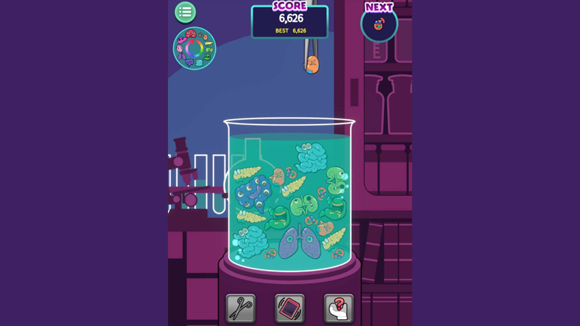 臓器ゲーム-MergePuzzle- official in-game screenshot 1