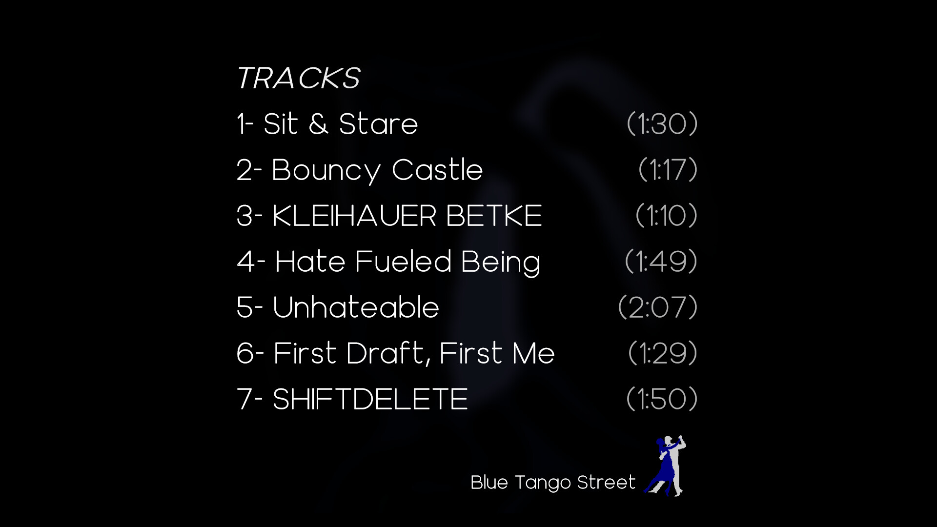 Backspace Backspace Backspace Soundtrack official in-game screenshot 1