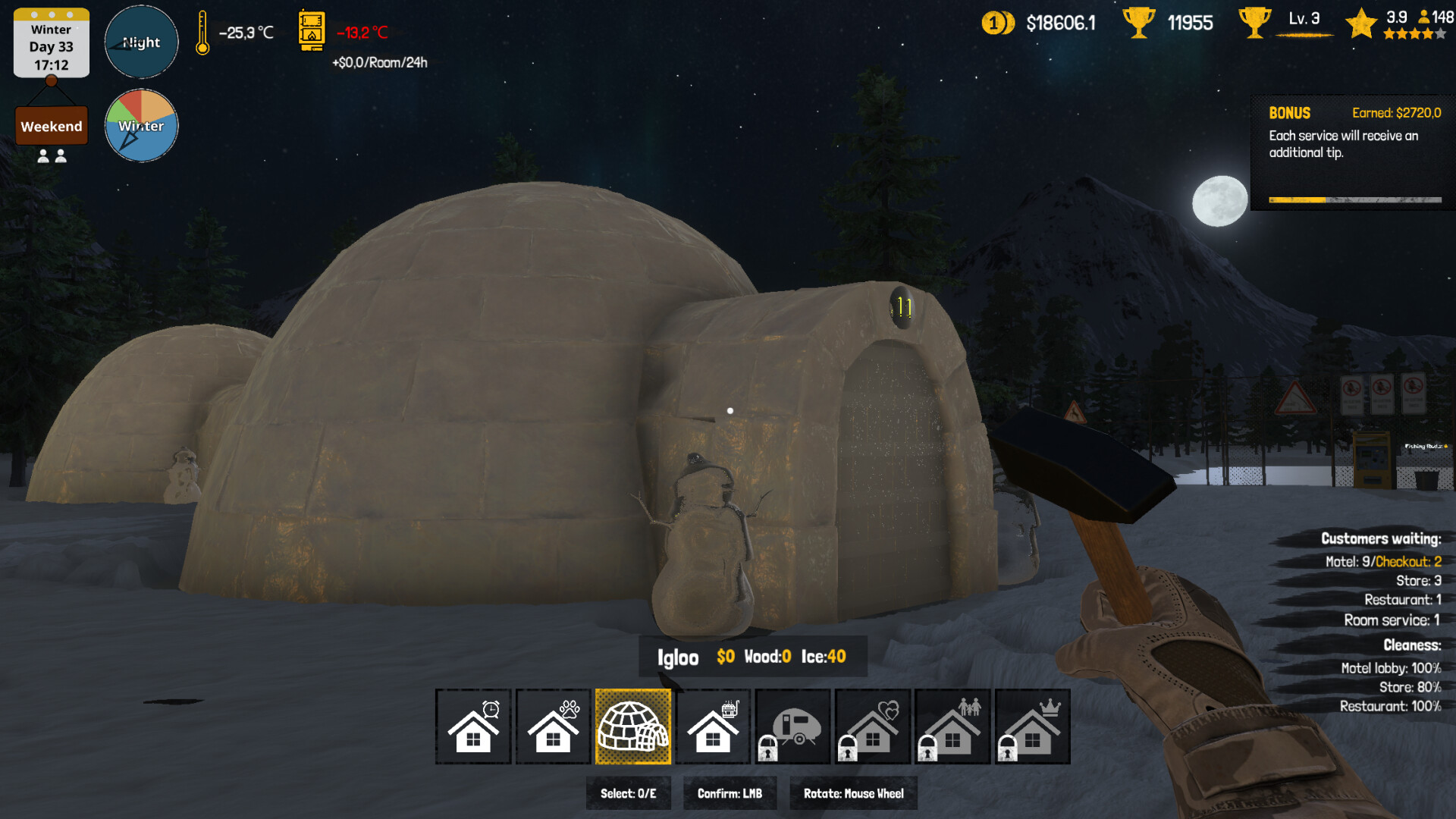 Arctic Motel Simulator official in-game screenshot 1