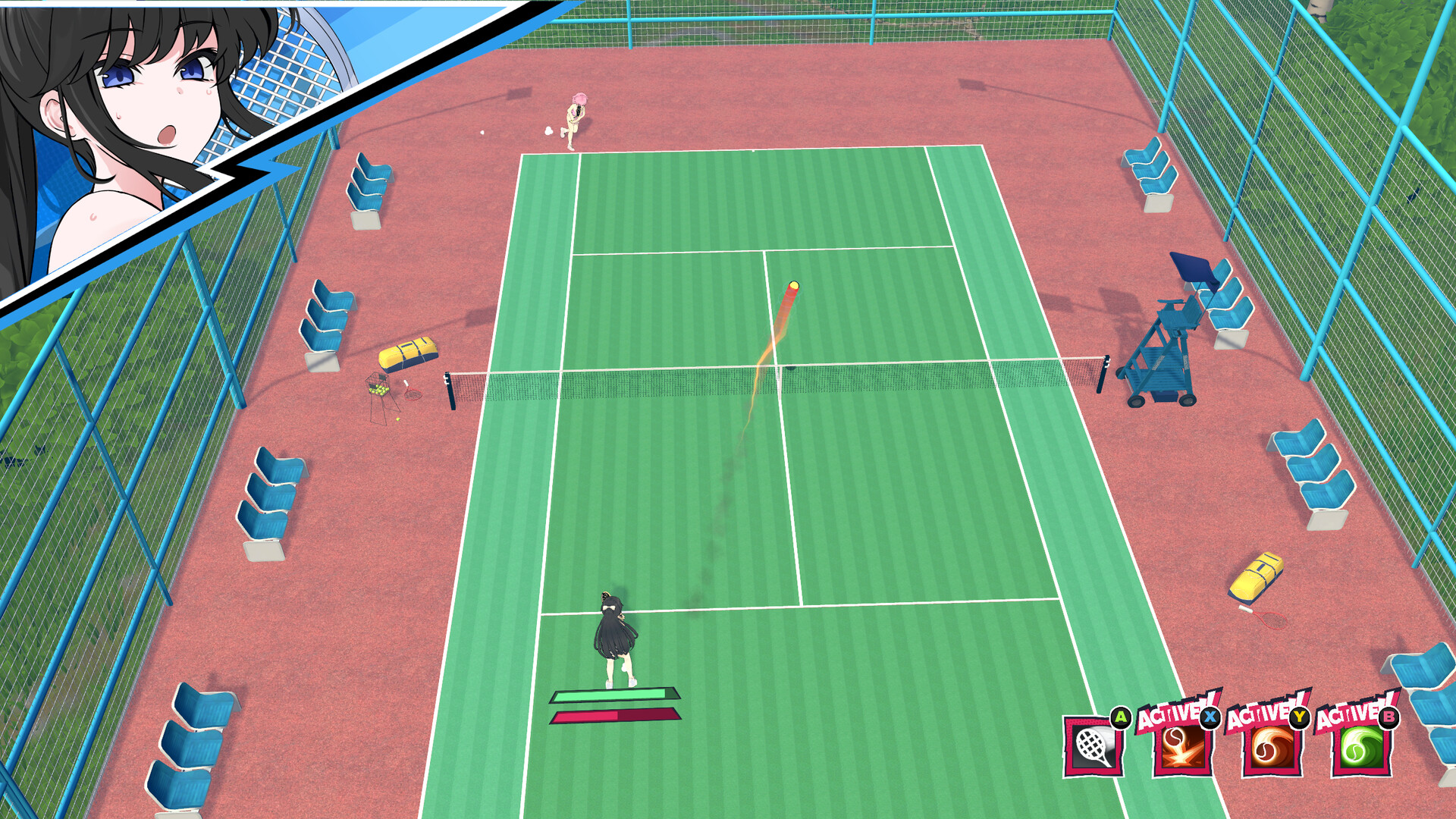 Academy Love Saga: Tennis Angels official in-game screenshot 1