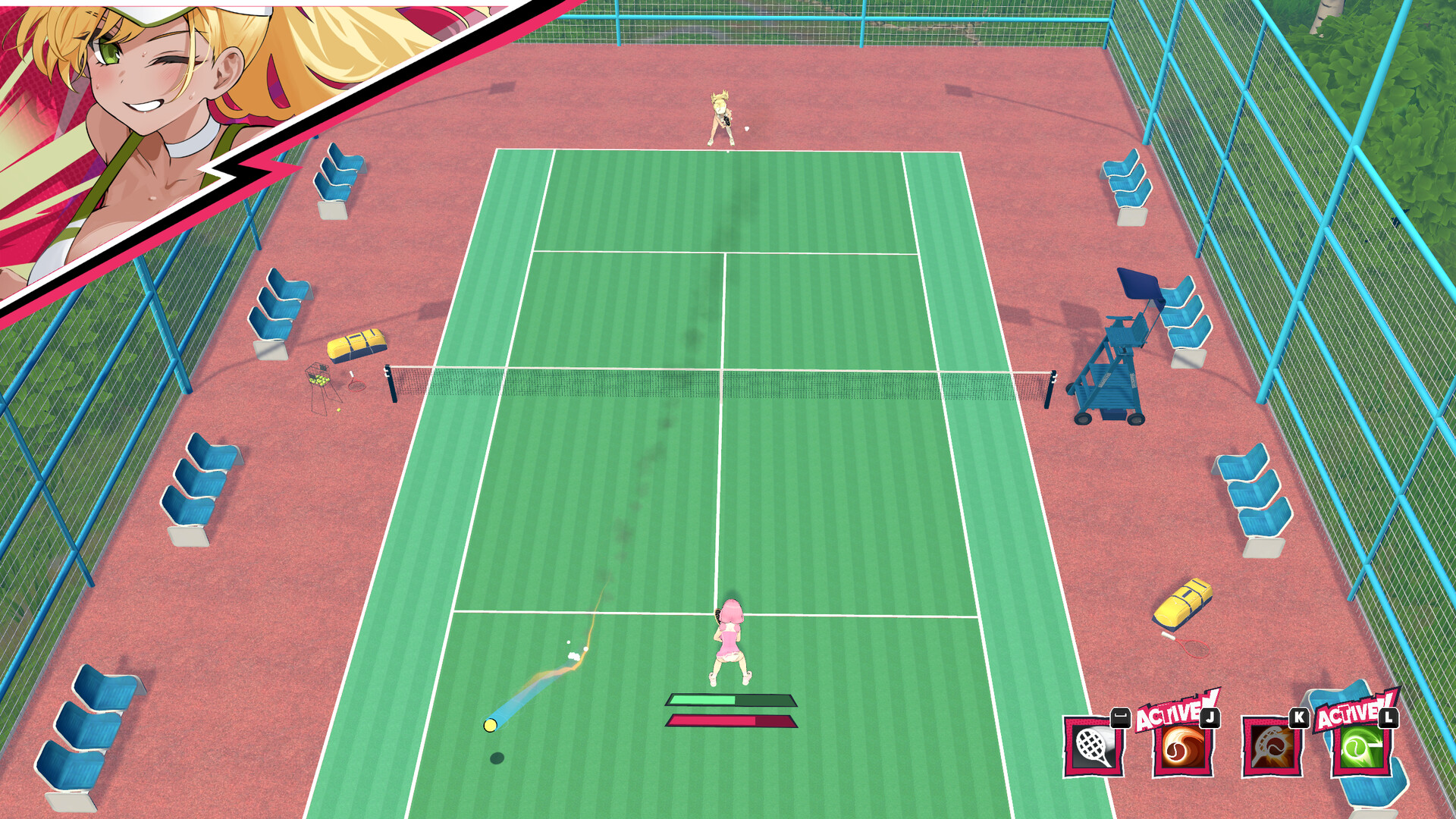 Academy Love Saga: Tennis Angels EX official in-game screenshot 1