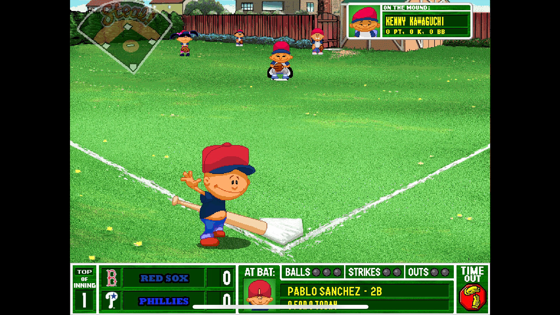 Backyard Baseball '01 official in-game screenshot 1