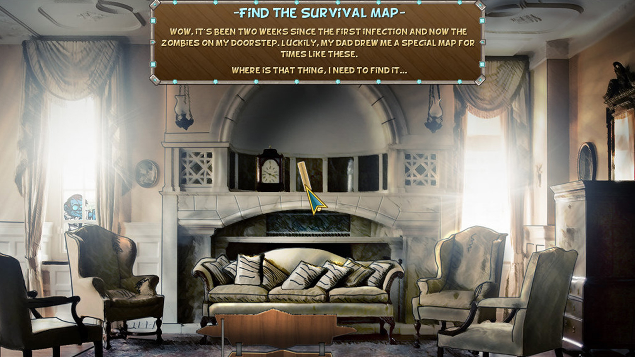 Zombie Solitaire official in-game screenshot 1