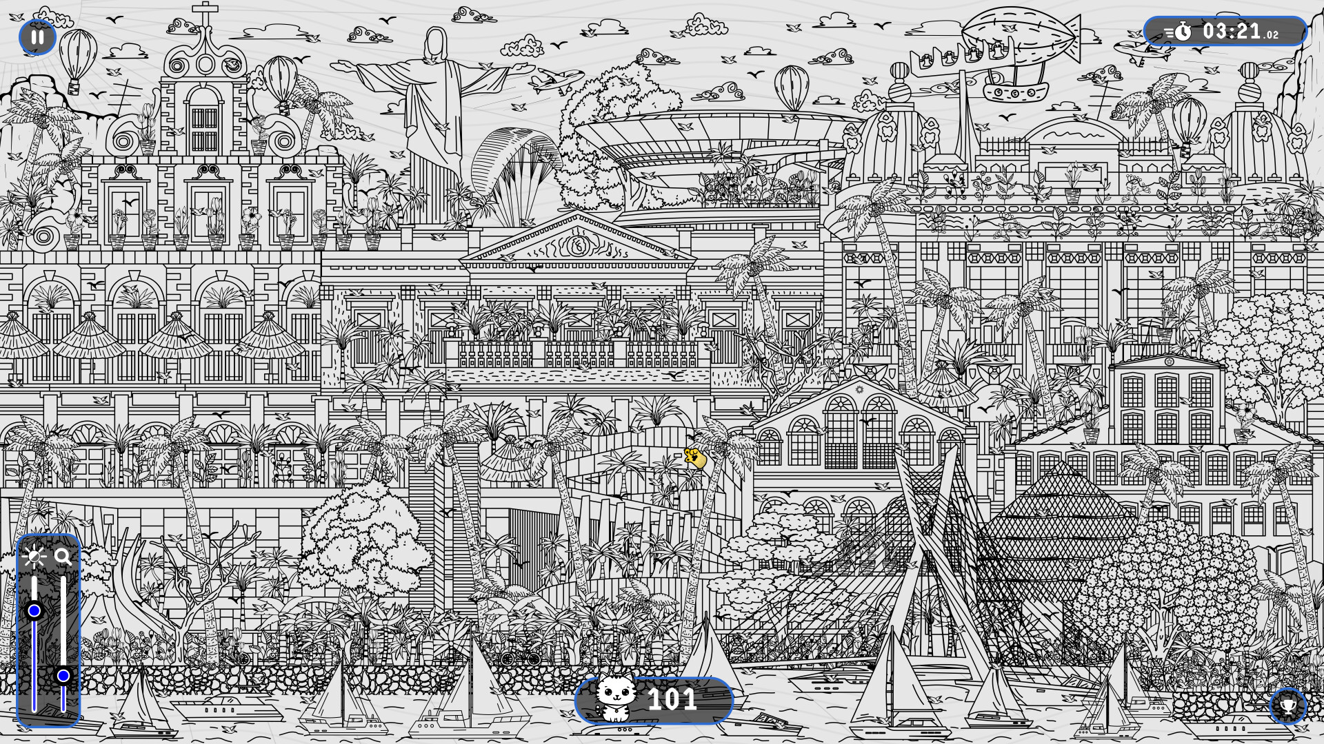 101 Cats Hidden in Brazil official in-game screenshot 1