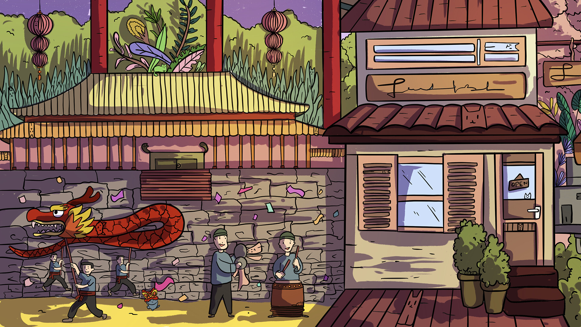 100 China Cats official in-game screenshot 1