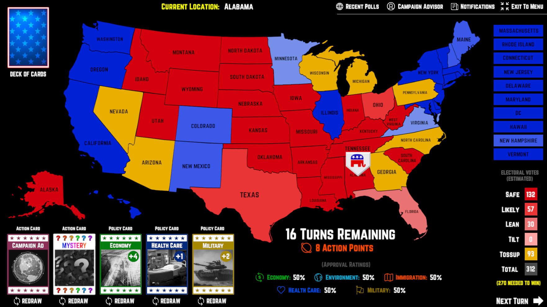 American Election Simulator official in-game screenshot 1