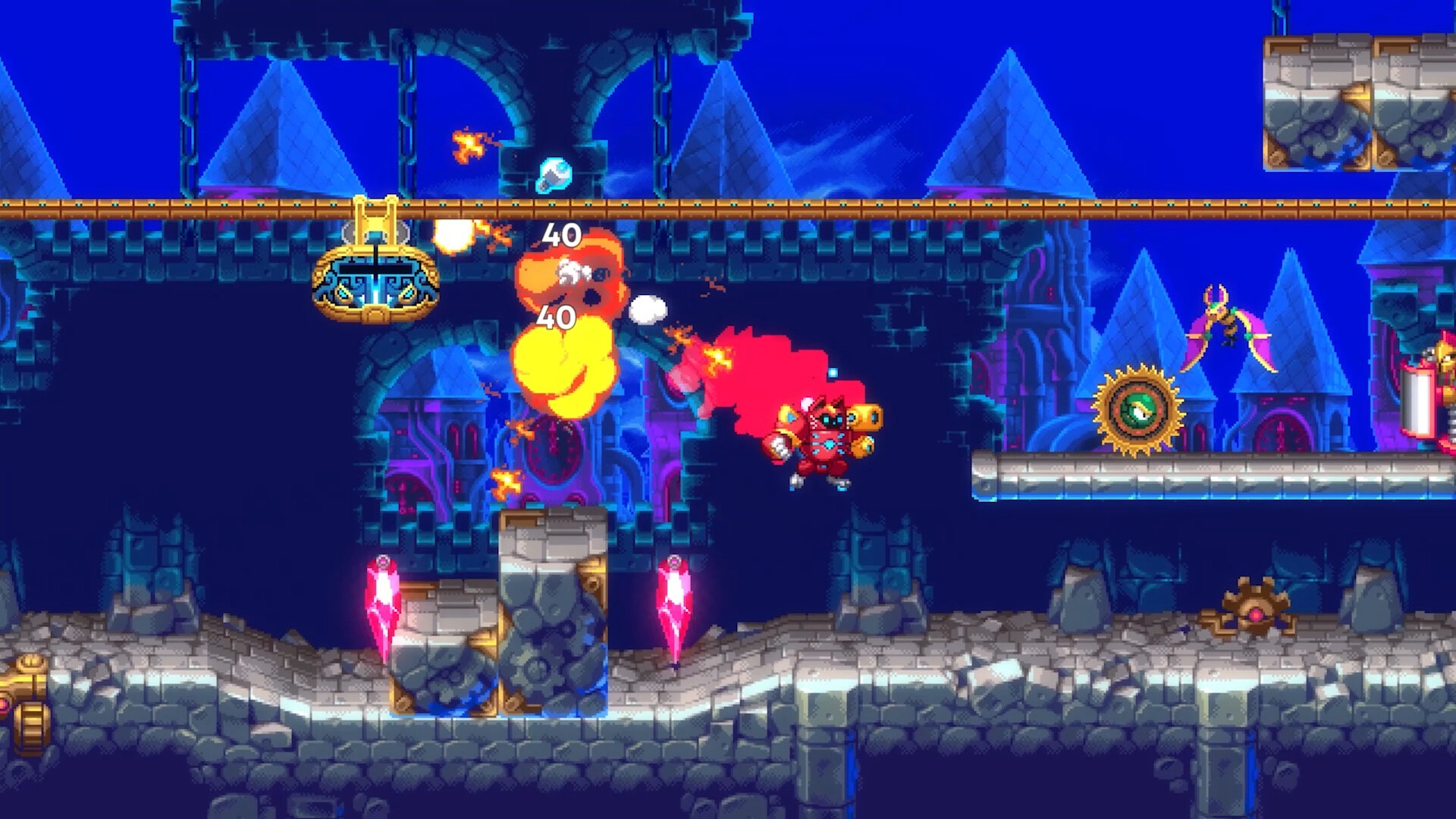 30XX - Dally's Feline Fury DLC official in-game screenshot 1