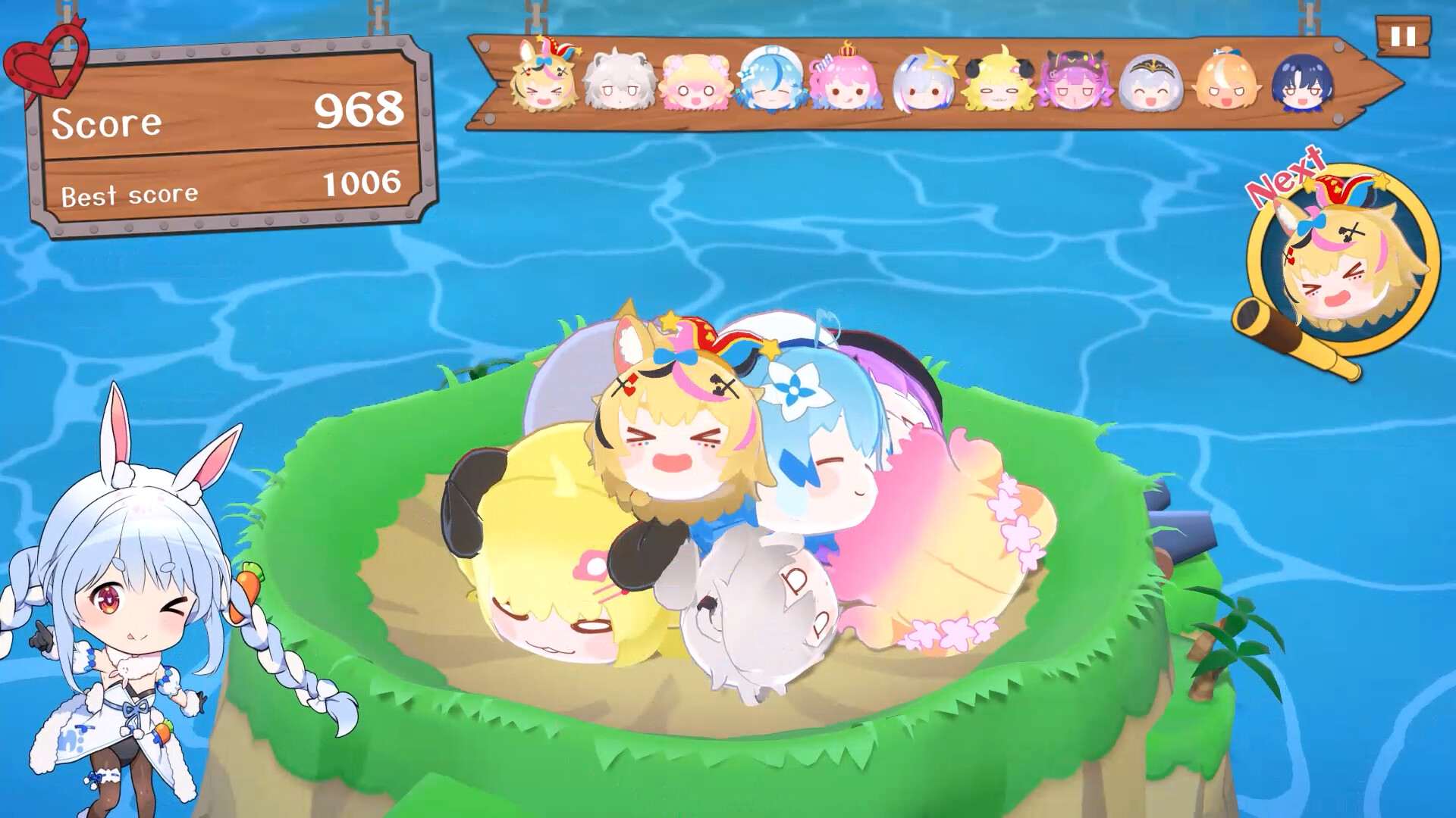 ホロライブお宝マウンテン 兎田ぺこらの「こんぺこ DLC」 official in-game screenshot 1