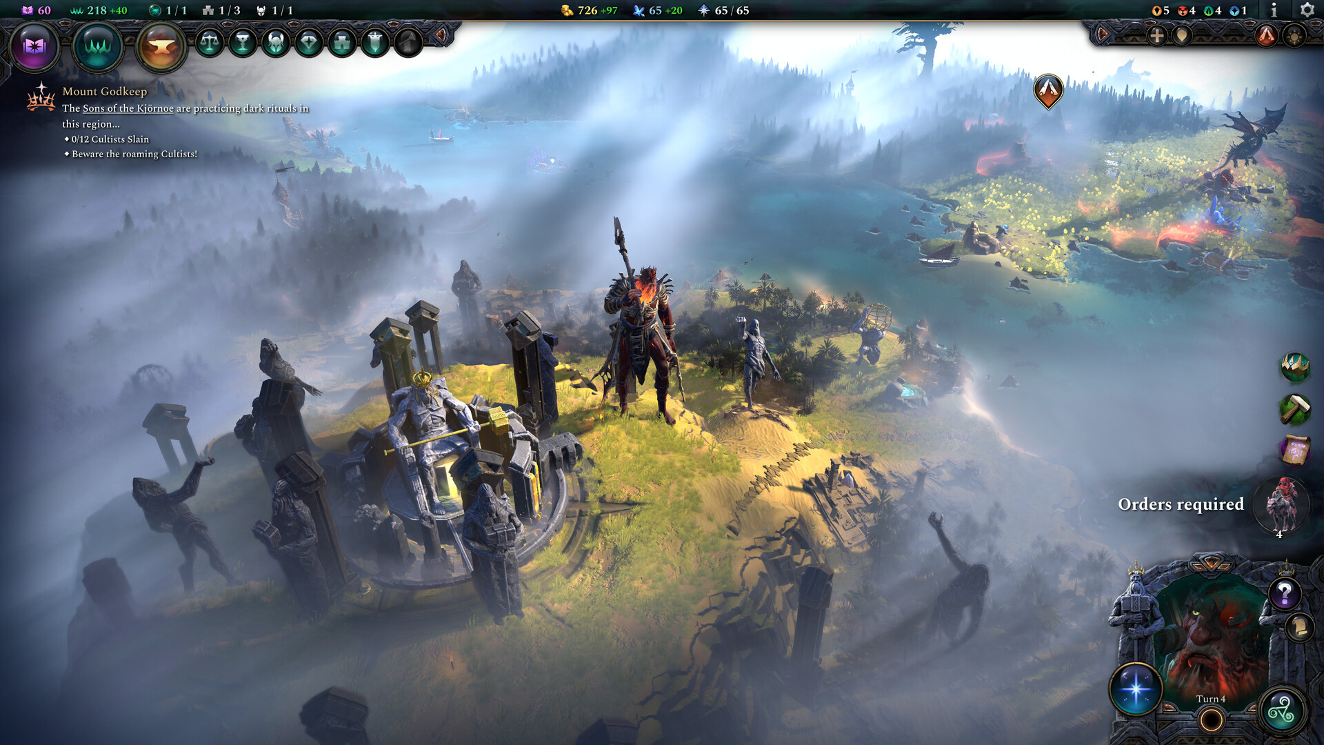 Age of Wonders 4: Giant Kings official in-game screenshot 1