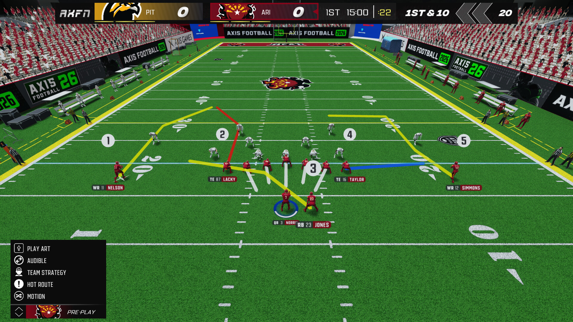 Axis Football 2026 official in-game screenshot 1