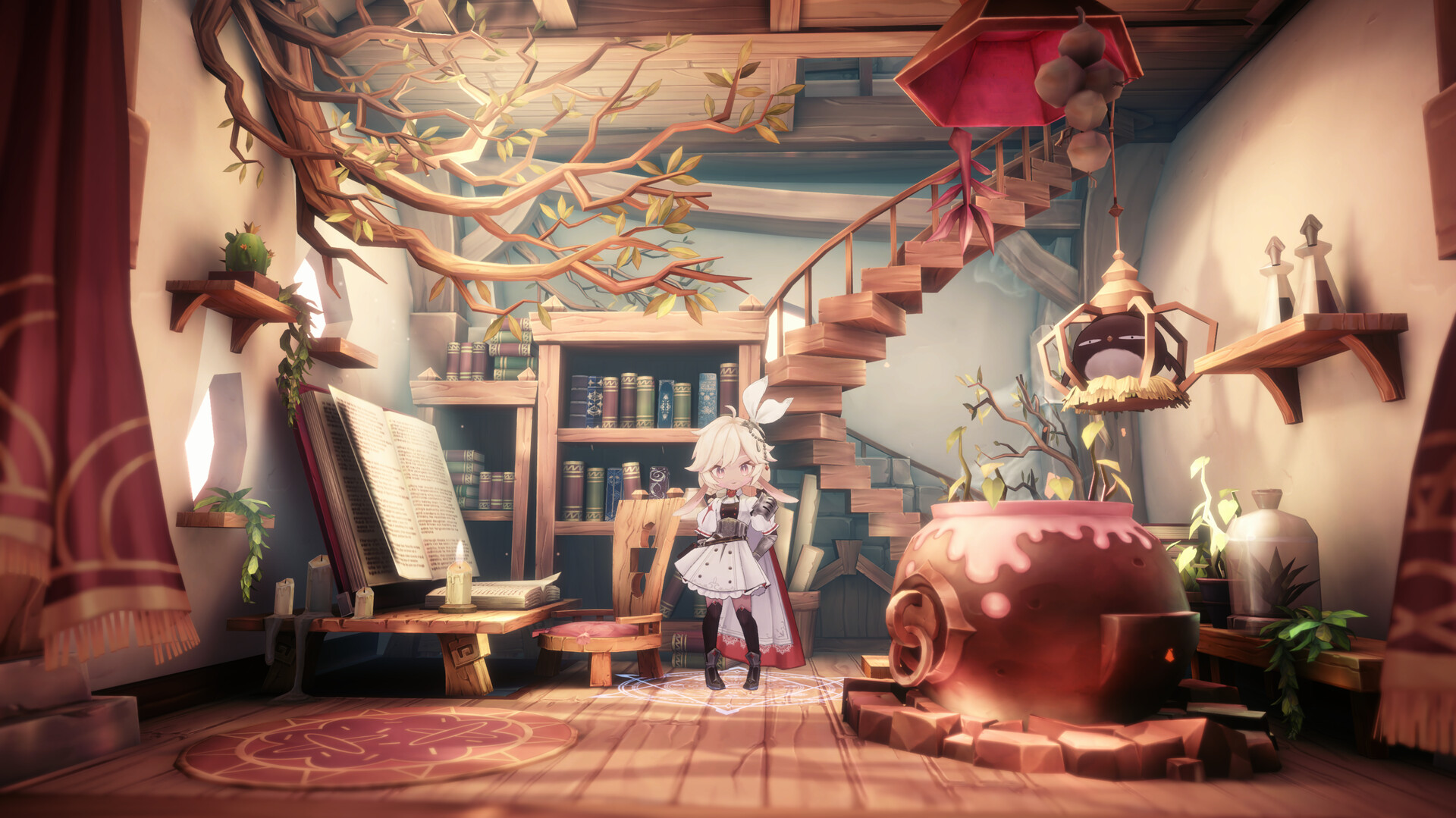 WitchSpring R - Costume - Silver Rose Set official in-game screenshot 1