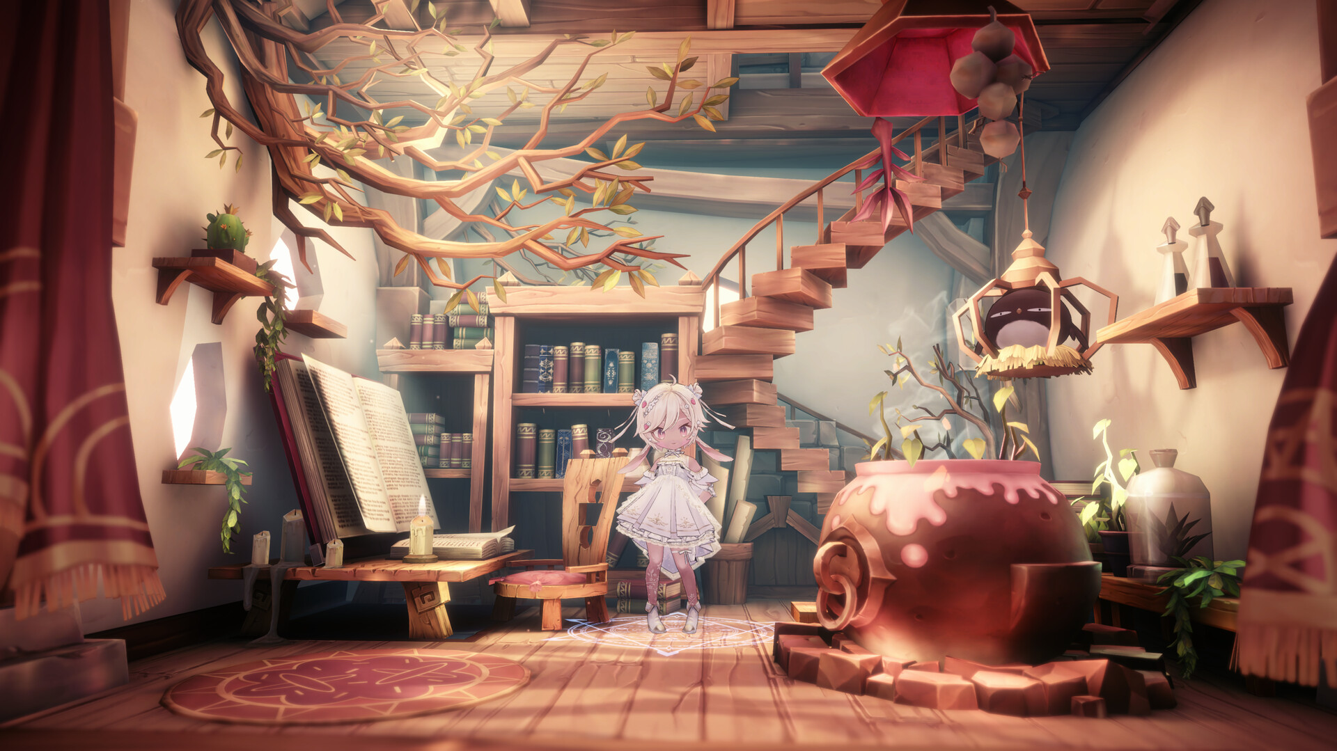 WitchSpring R - Costume - Shining Dawn Set official in-game screenshot 1