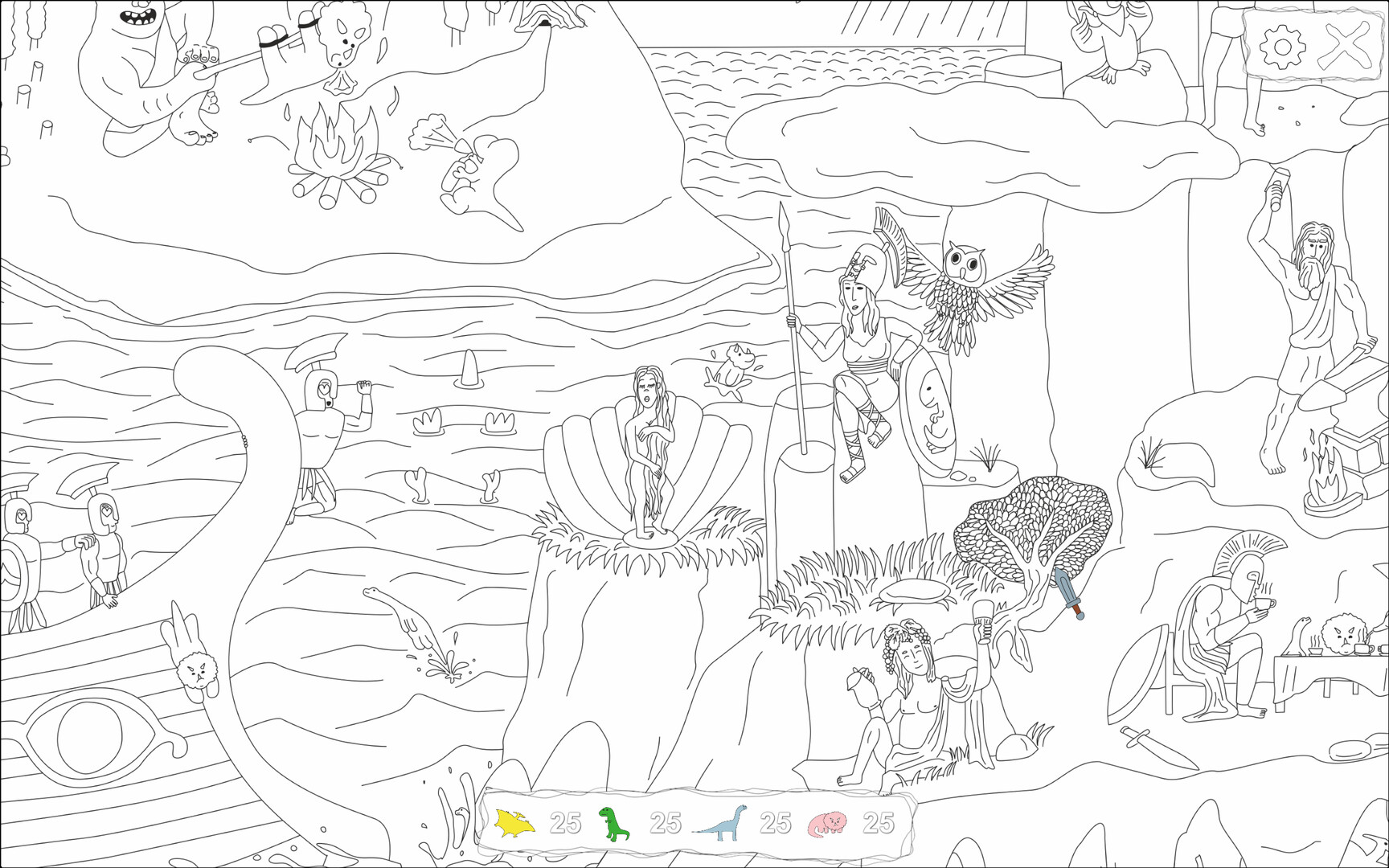 100 Hiddensaurs - Greece official in-game screenshot 1