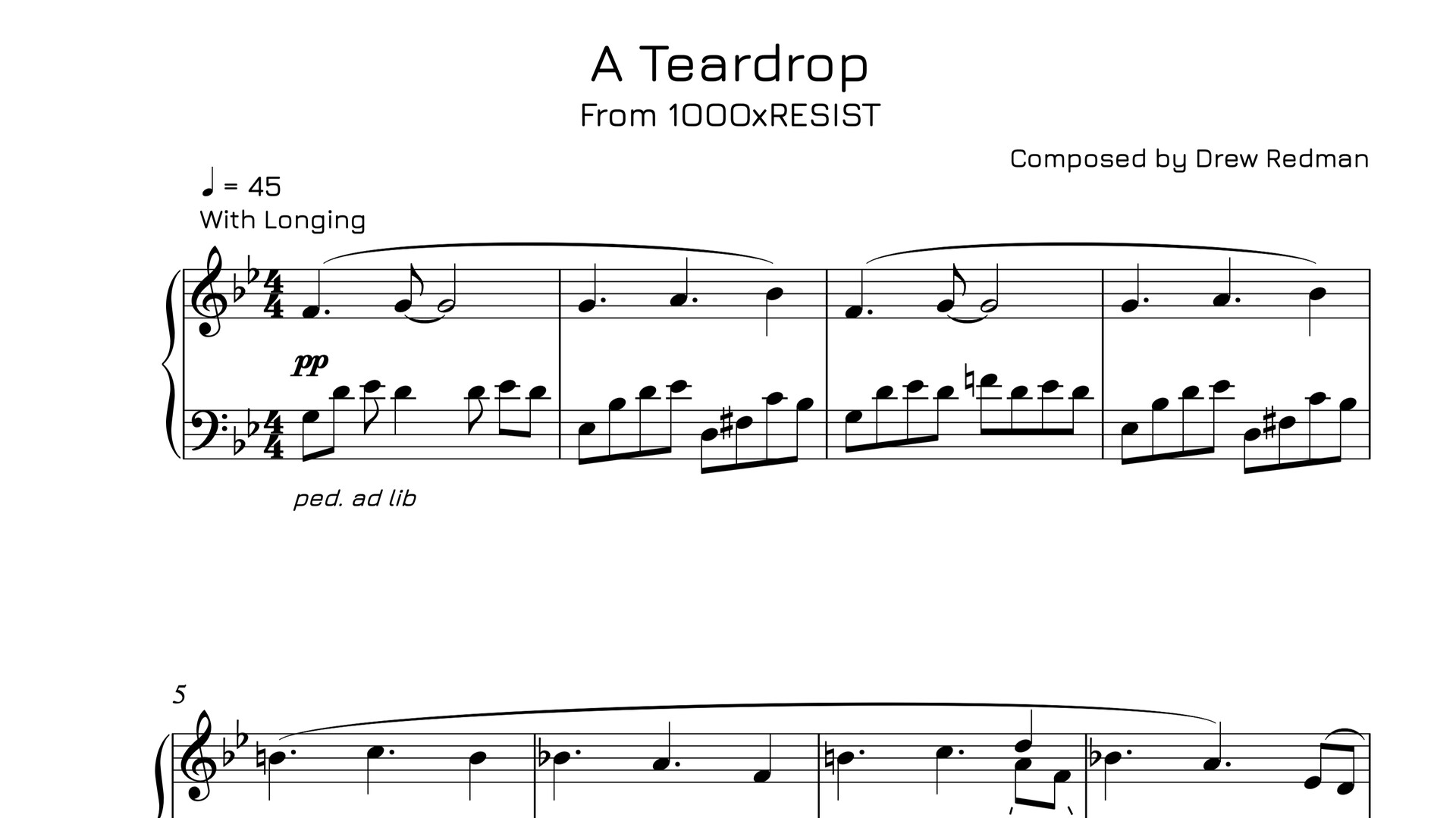 1000xRESIST - Piano Book Vol.1 official in-game screenshot 1