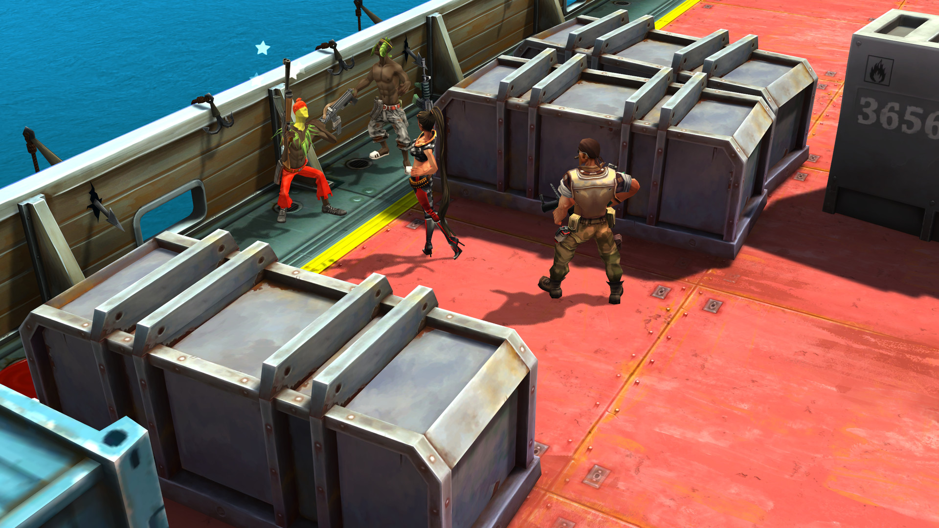 Antisquad: Tasks near the coast of Somalia. Tactics DLC official in-game screenshot 1