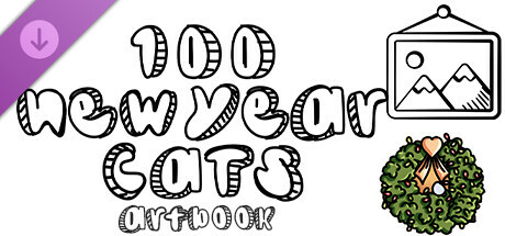 100 New Year Cats - Artbook cover artwork
