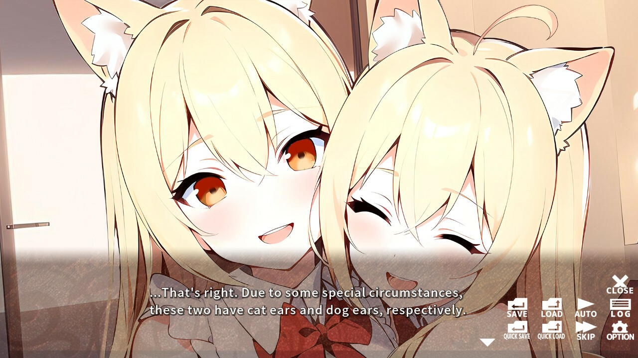 おしかけケモミミついんず FURRY TWINS official in-game screenshot 1