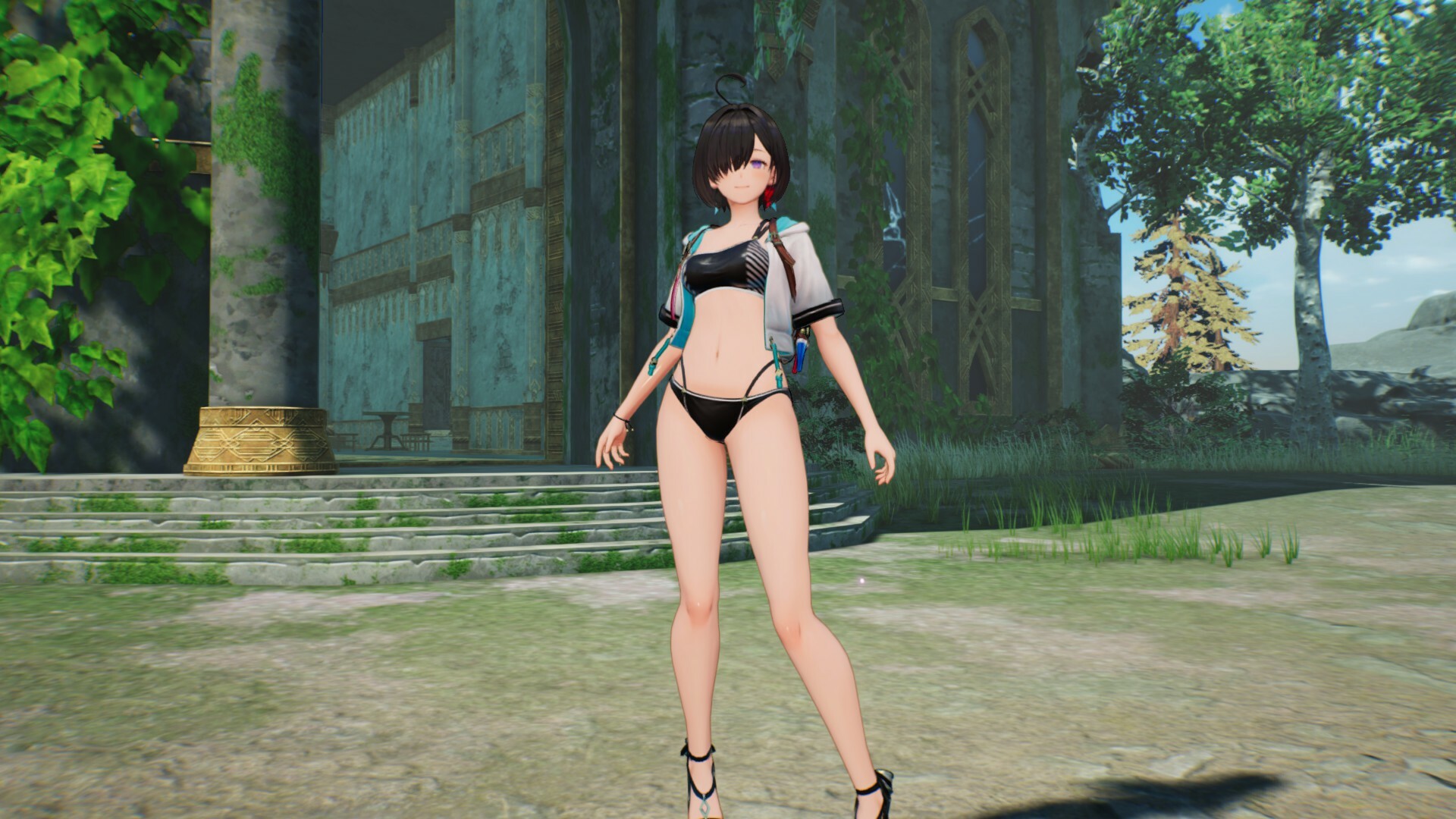 Atelier Yumia - Yumia and Flammi Swimsuit Set official in-game screenshot 1