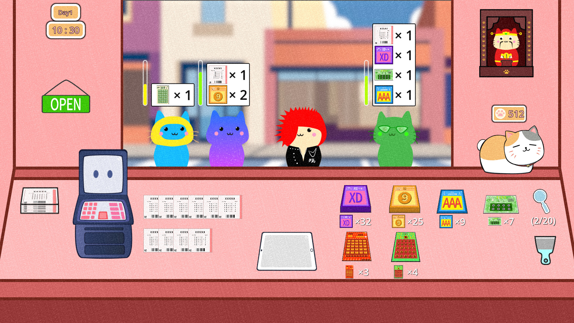 猫猫彩票店 official in-game screenshot 1