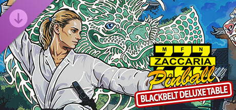 Zaccaria Pinball - Blackbelt Deluxe Pinball Table cover artwork