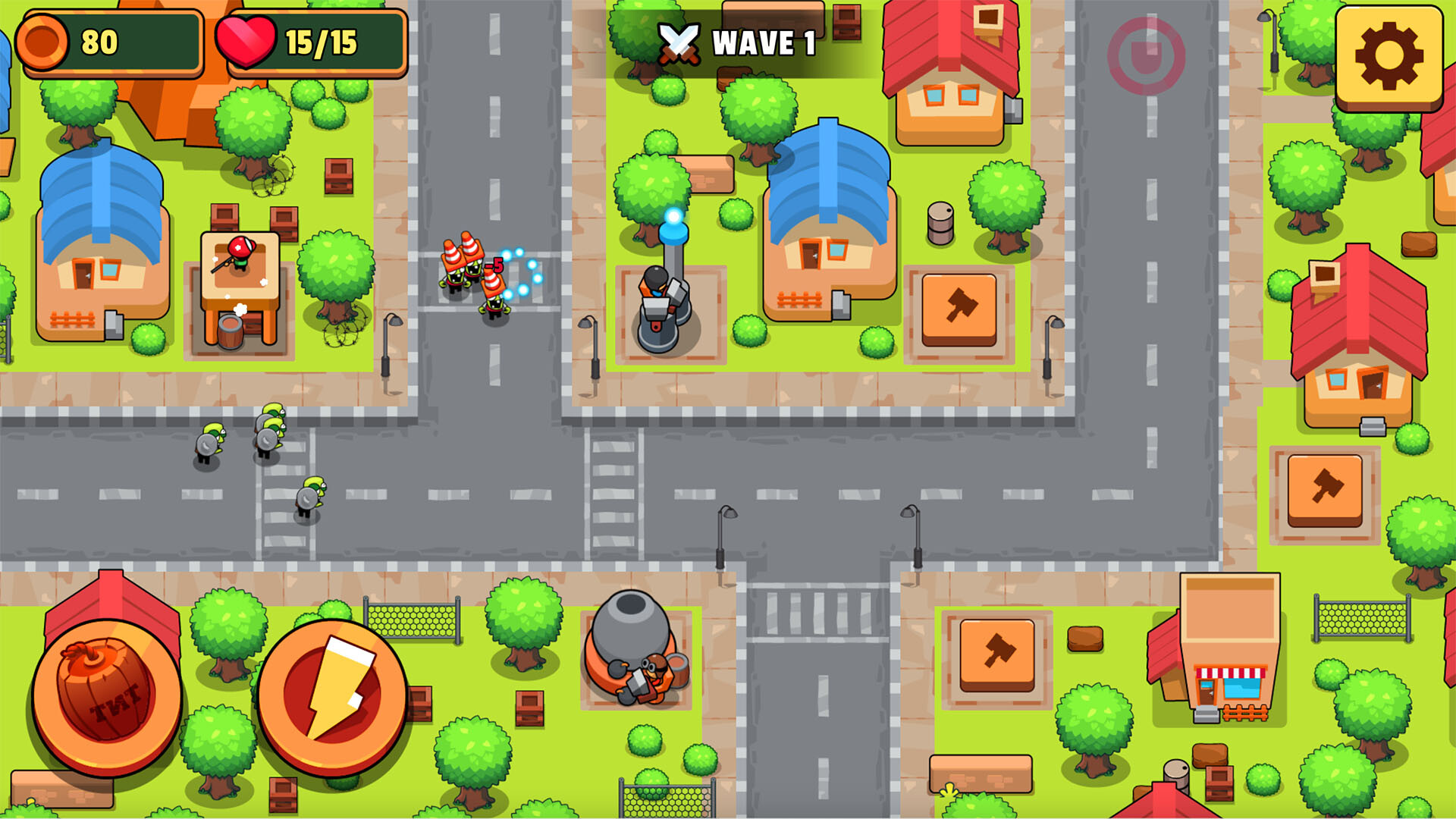 Zombie Tower Defense official in-game screenshot 1
