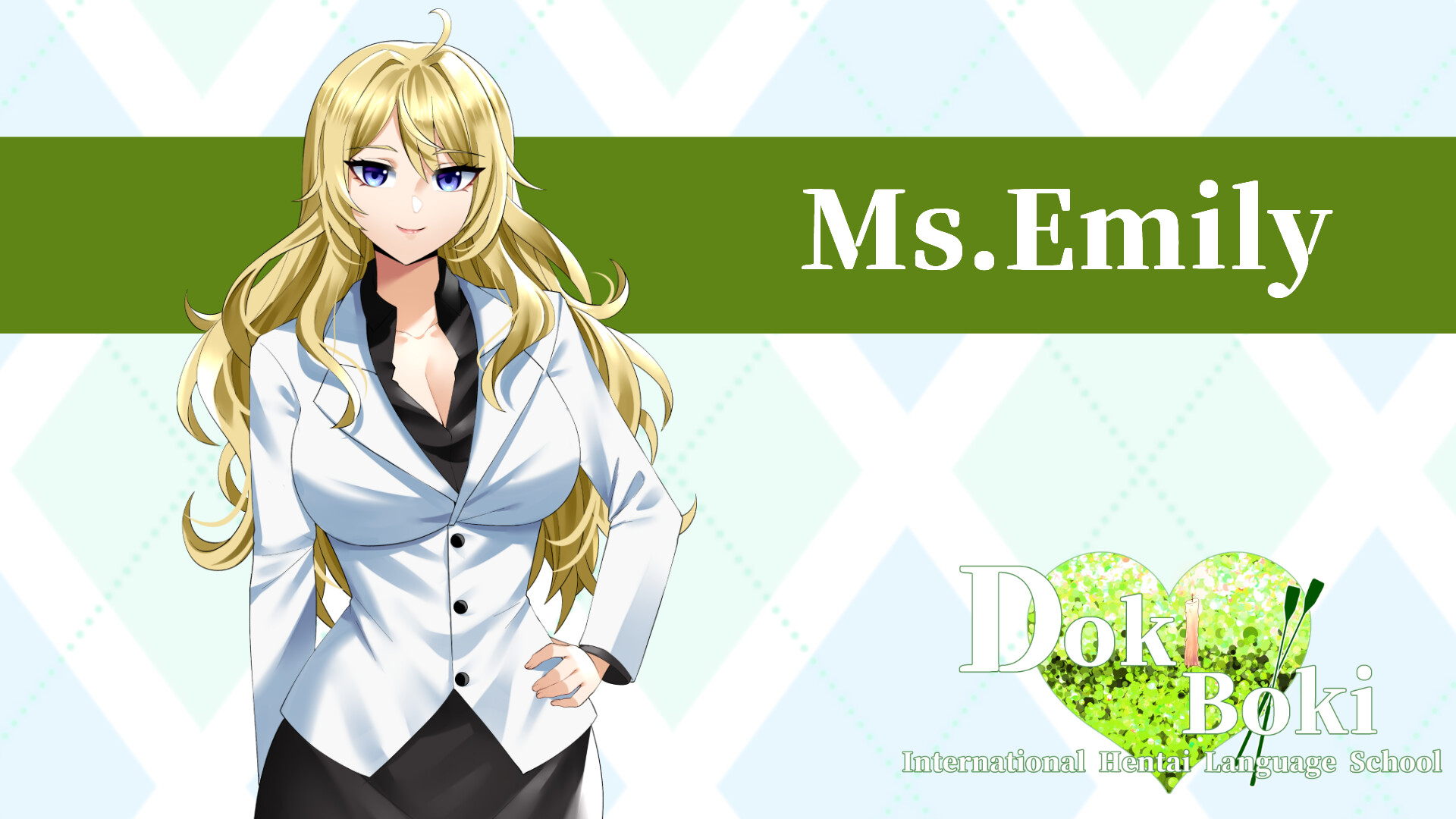 (18+)Doki Boki International Hentai Language School ASMR-Ms. Emily's Spooky Haunted House Escapade official in-game screenshot 1